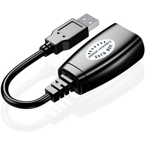 CABO USB ADPTADOR EXTENSOR RJ45 VIA CABO DE REDE