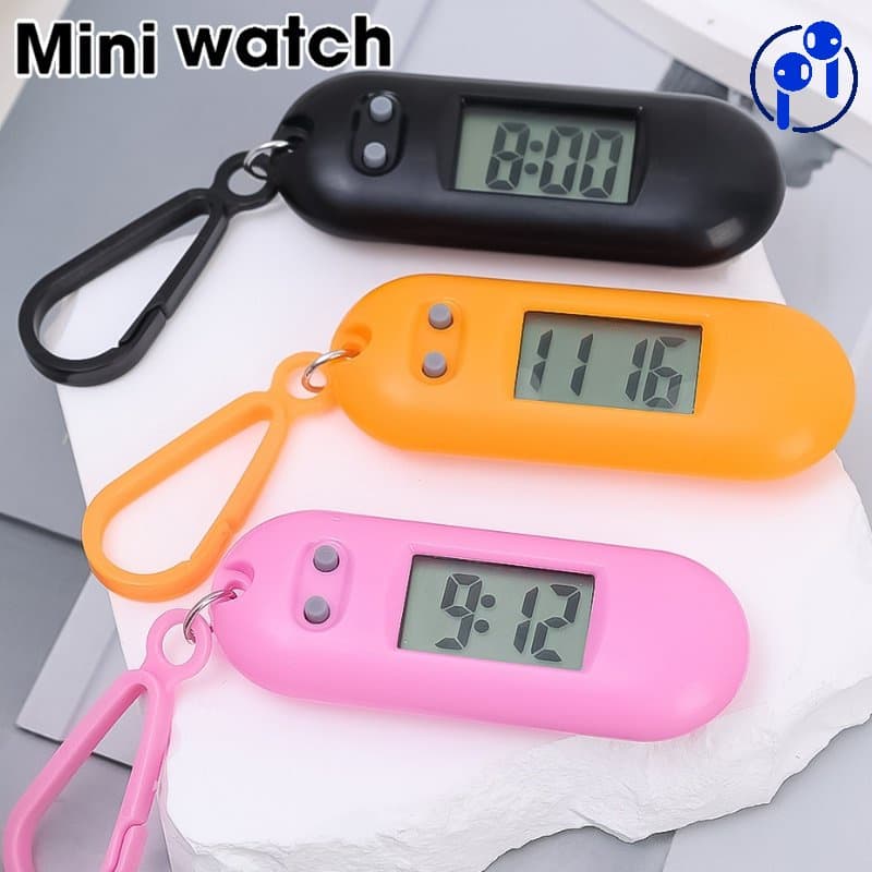 Chaveiros Portáteis Suspensíveis Mochilas De Bolso Relógio Eletrônico/Chaveiro Mini Digital Silencioso Suprimentos Para Exame De Trabalho