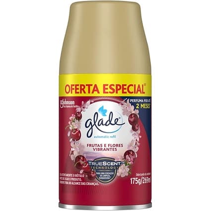 Odorizador de Ambiente Glade Frutas e Flores Vibrantes Automatic Refil 269ml Oferta Especial