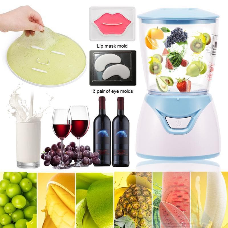 DIY Vegetable Natural Colágeno Frutas Máscara Facial Máquina Para Fazer A Pele Conjunto Spa