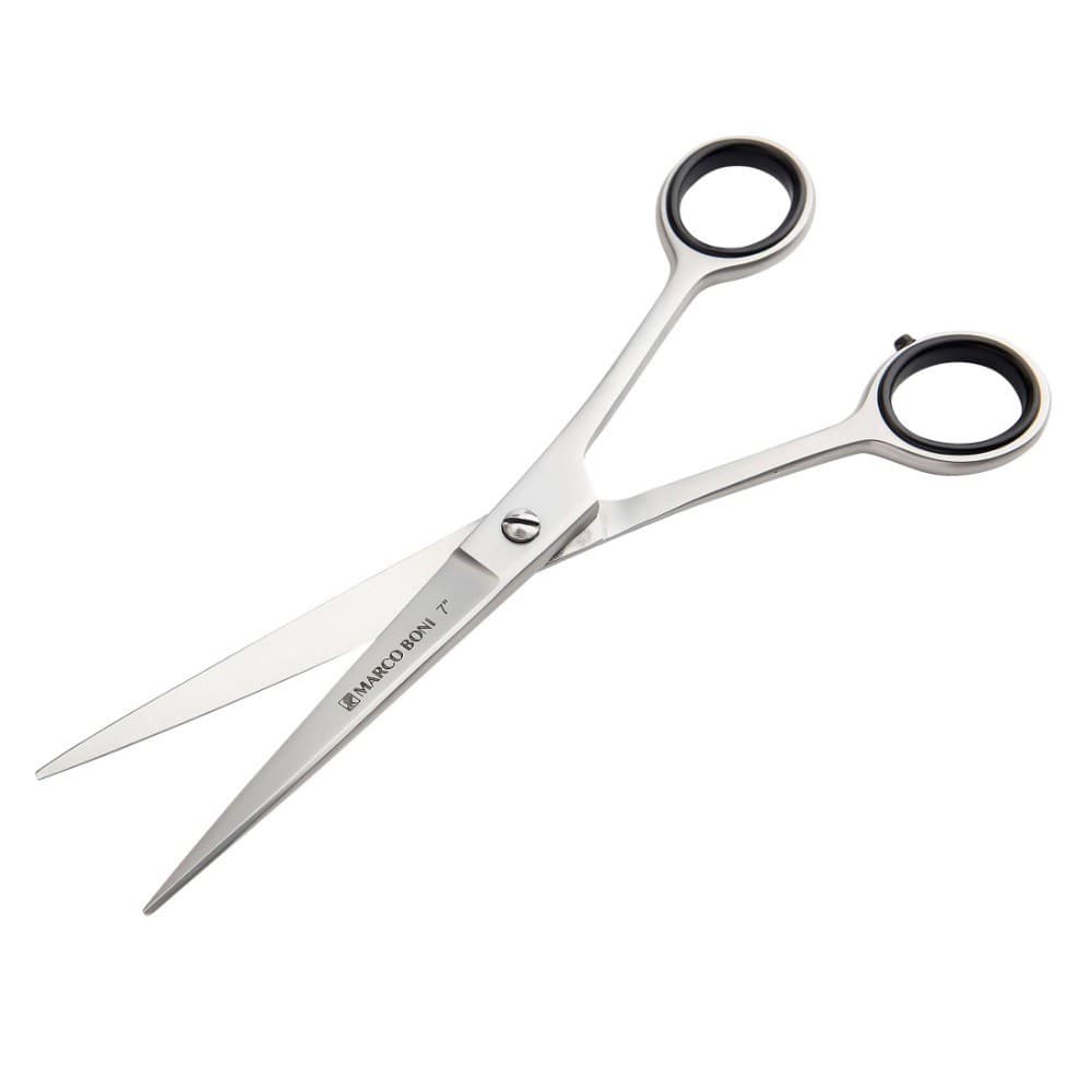 TESOURA PROFISSIONAL BARBA E CABELO FIO LASER 7" MARCO BONI