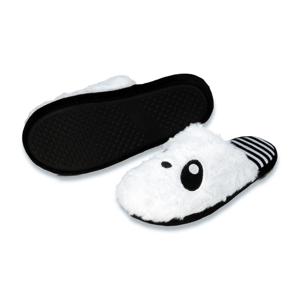 Pantufa chinelo quarto solado borracha panda quente 38-39