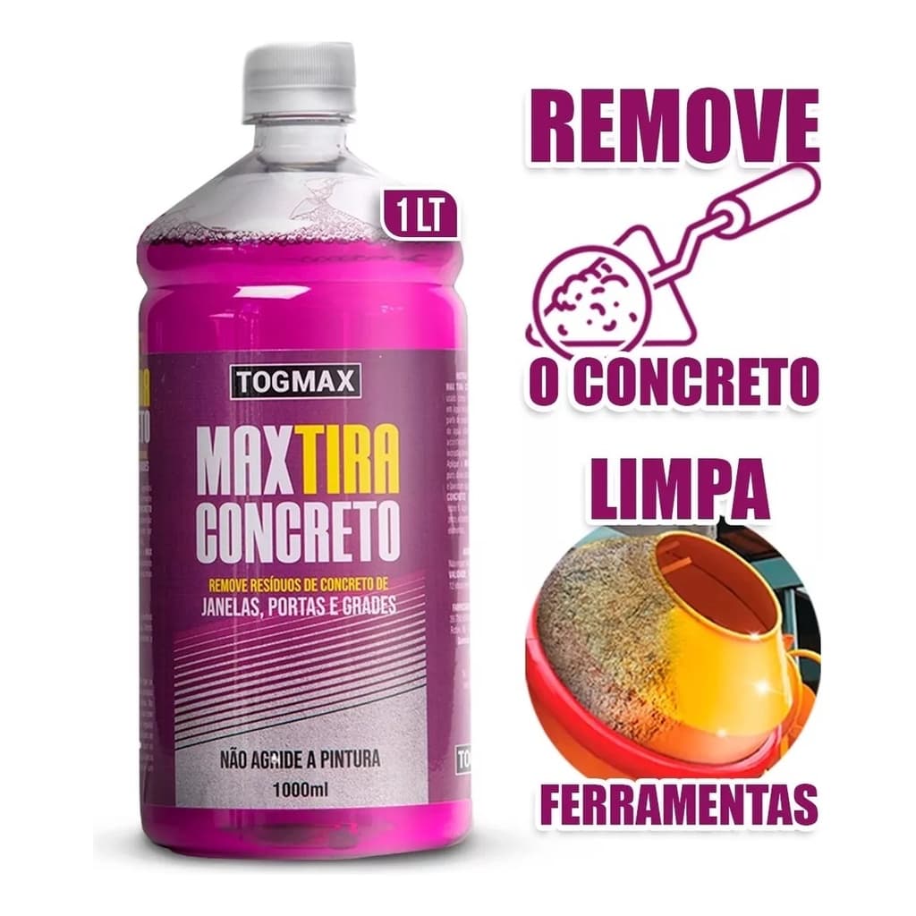 Desengordurante Sujeira Pesada Max 1l Remove Concreto
