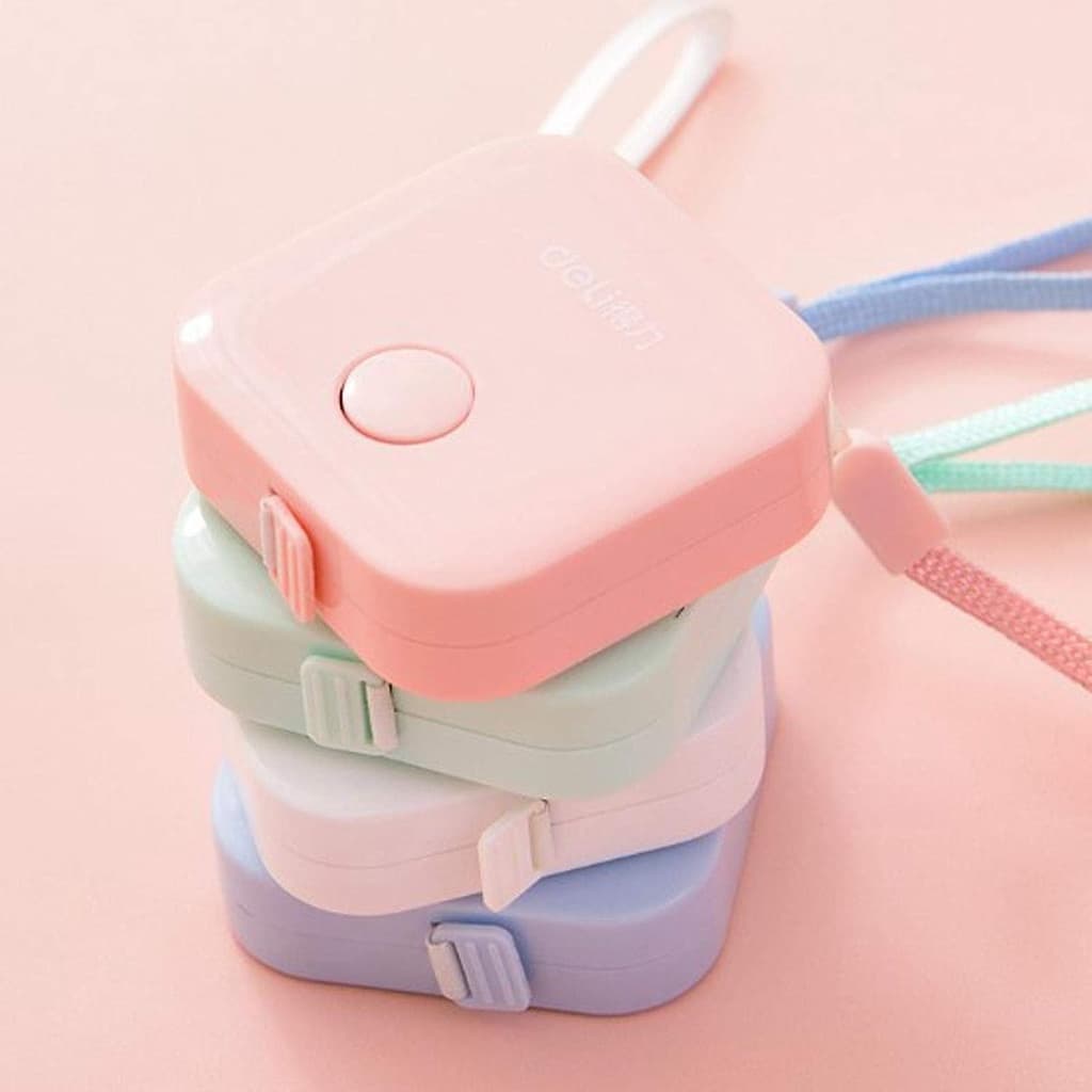 Fita Trena Métrica Antropométrica Corporal 1,5m Candy Colors Com Trava