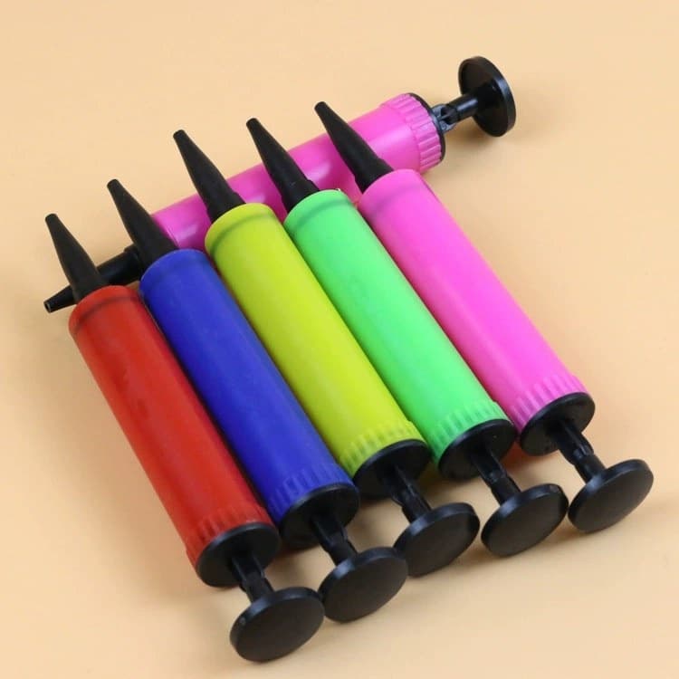 Portátil Mini Mão Push Cilindro Inflável Balão de Brinquedo Squipe Almofada Inflável em forma de U Cilindro