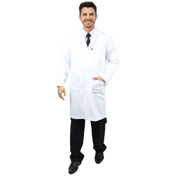 Jaleco Masculino Médico em Gabardine