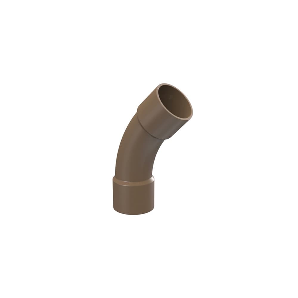 Curva 45° Soldável 32mm Marrom