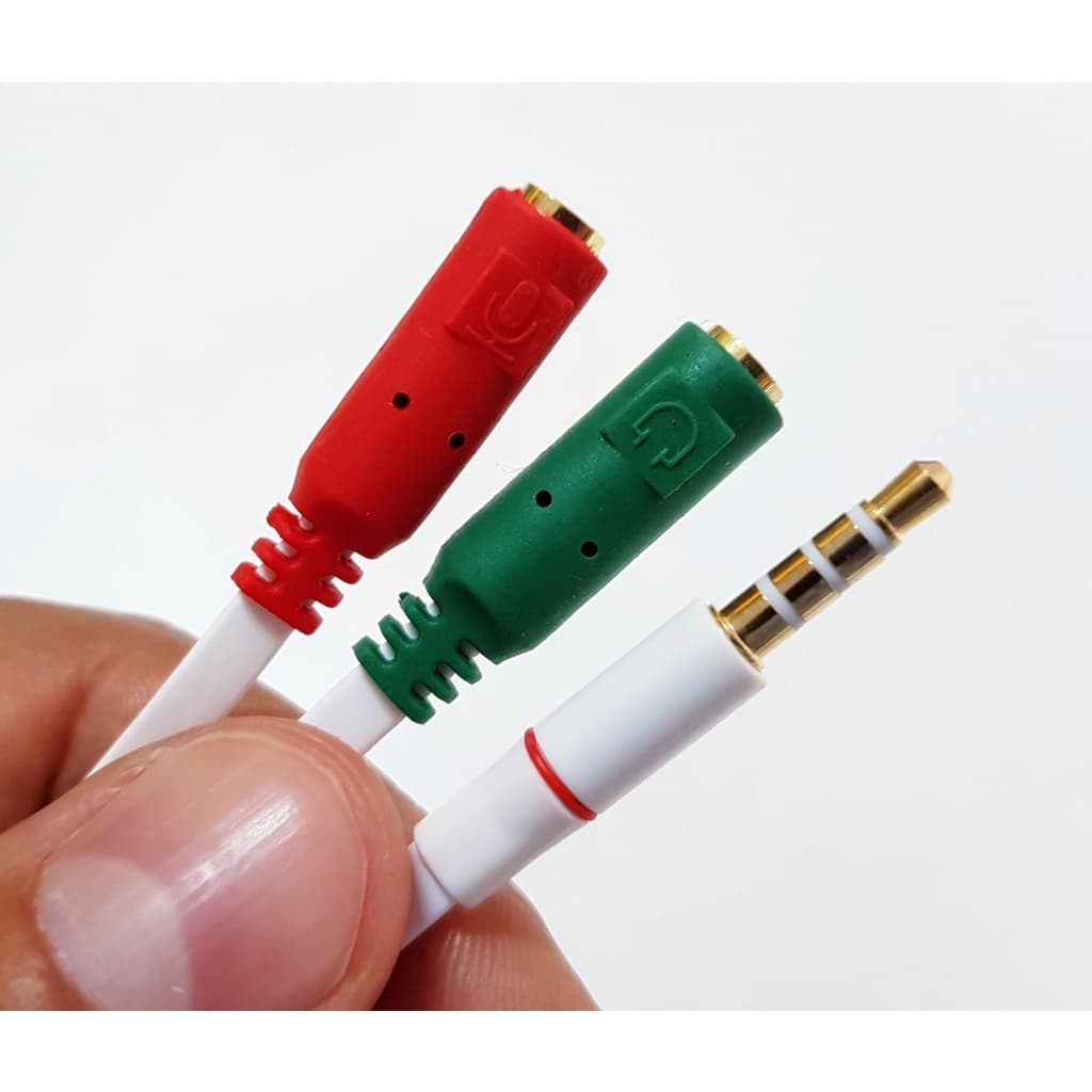 ADAPTADOR DE CONEXÃO P3 (CELULAR) PARA CONEXÃO P2 via CABO (30cm)