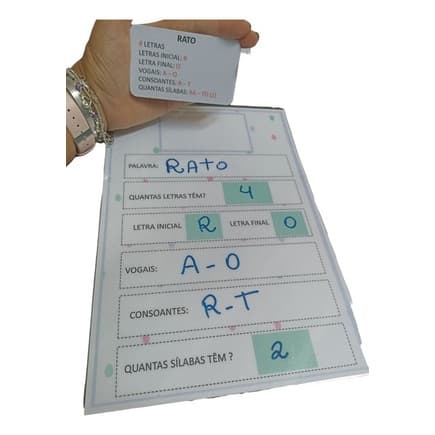 Recurso Pedagógico Contando As Palavras Do Dia Alfabetização