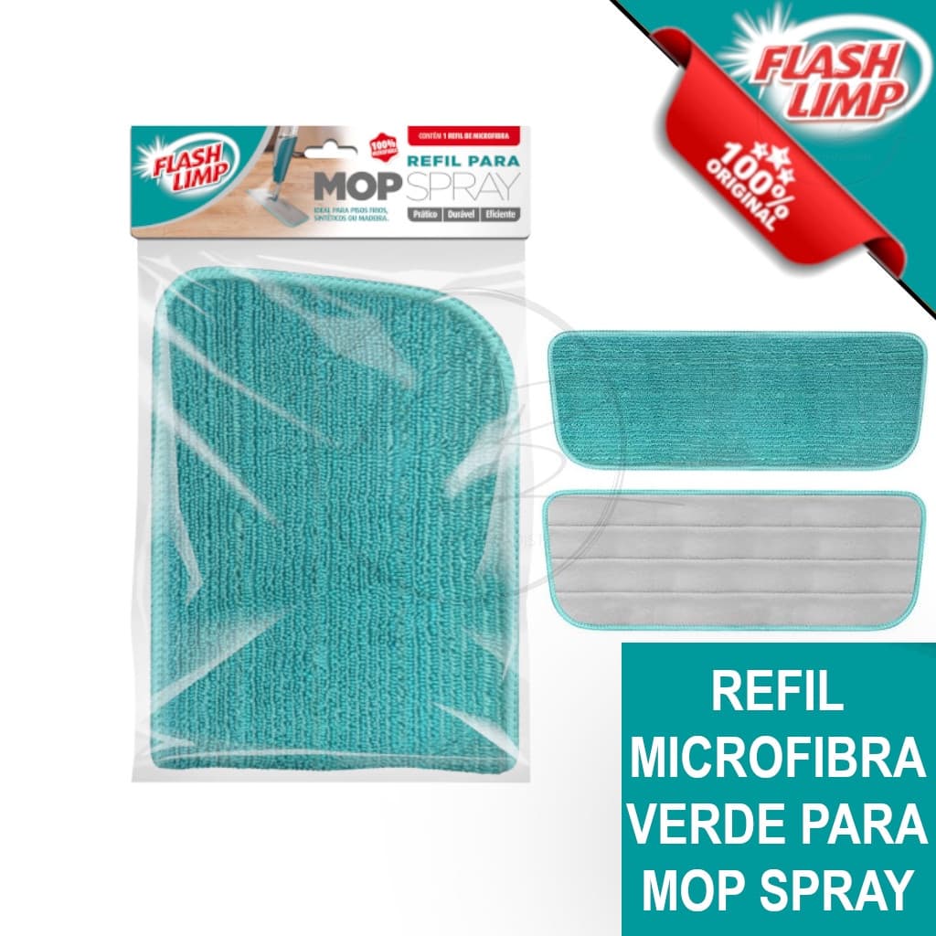 Refil Mop Spray Micro Fibra Original - Flash Limp