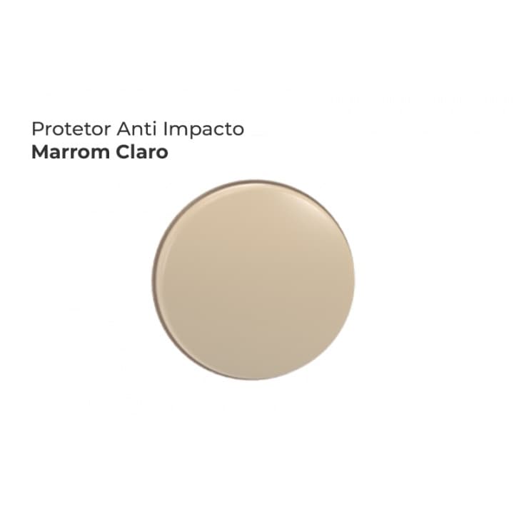 Protetor Anti-Impacto Comfort Door C/02Pcs Marrom Claro