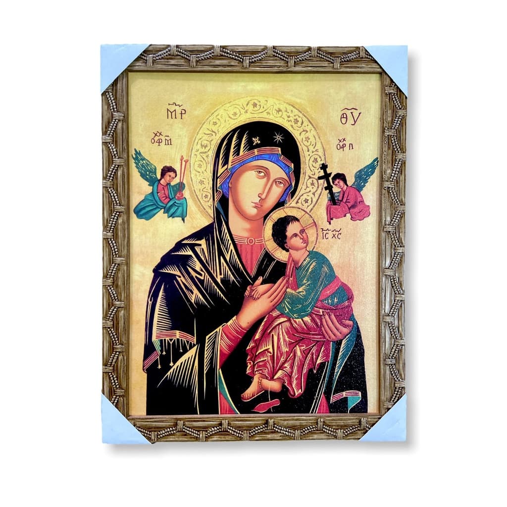 Quadro Nossa Senhora Do Perpetuo Socorro Decorativo 30x40cm Promoção