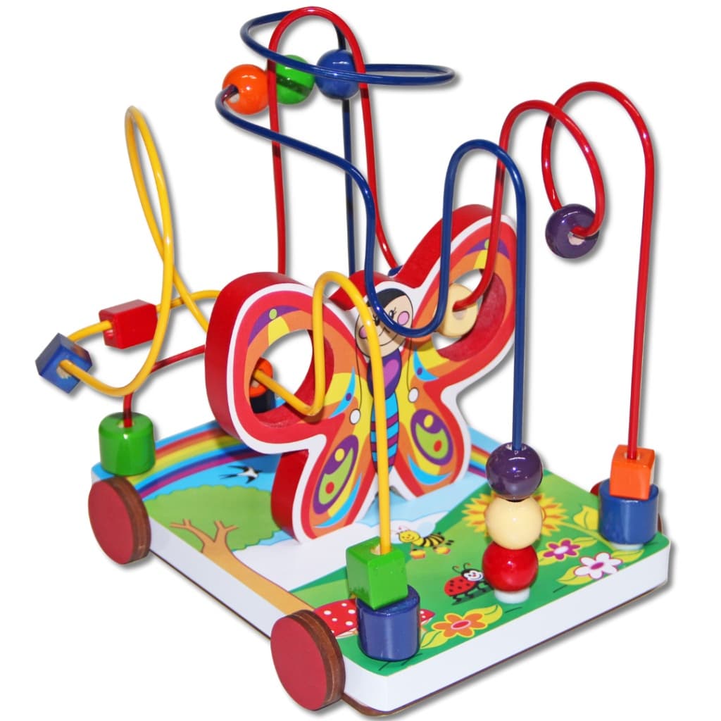 Aramado Borboleta Brinquedo Mdf Colorido Inteligente Recreativo Educacional