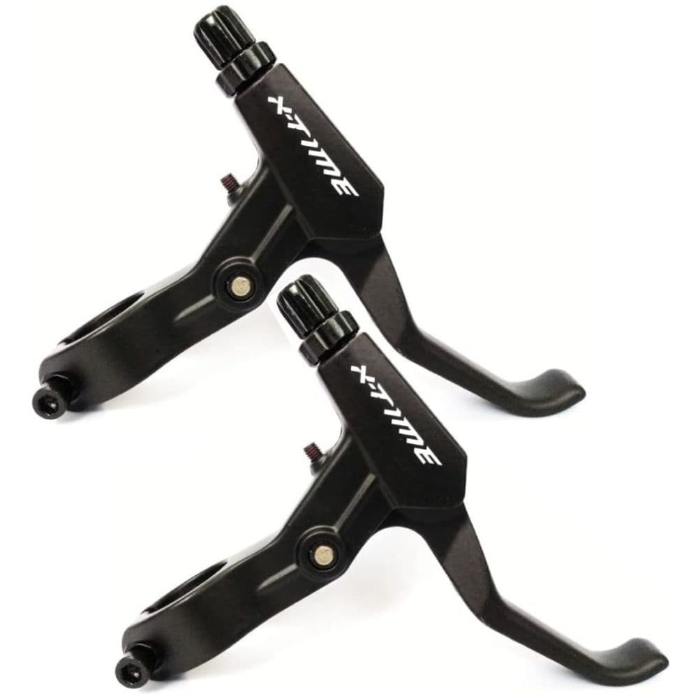 Par Manete Freio Bicicleta Bike Alumínio V-Brake Disco Mecânico MTB Maçaneta