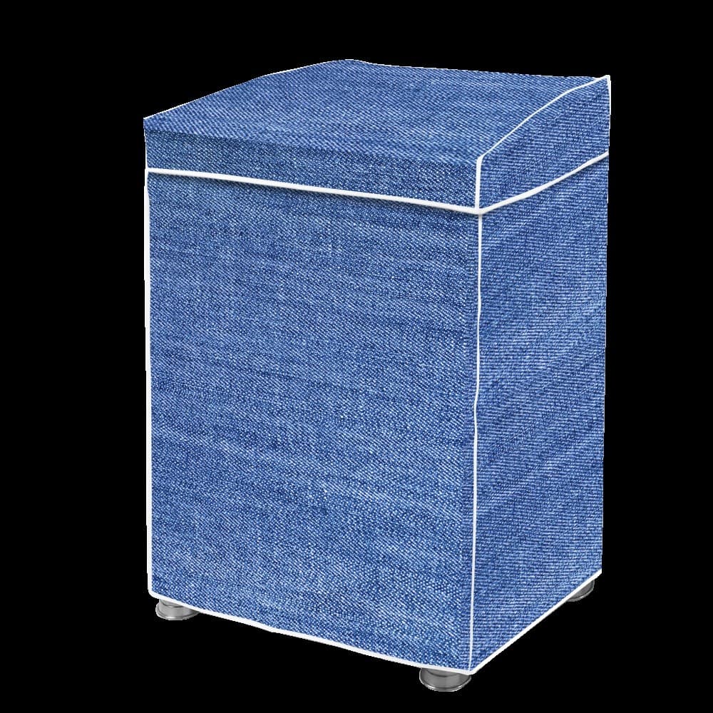 Capa Máquina de Lavar Flanelada Abertura Superior Cor Jeans M G 10kg 11kg 12kg 13kg 14kg 15kg 15g