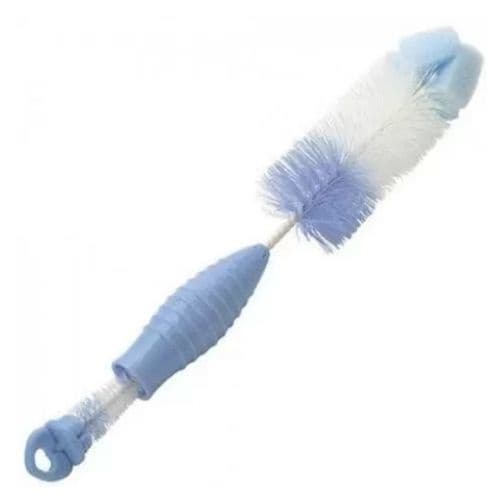 Escova Para Lavar Mamadeira e Bico Kuka Azul Com Esponja BPA Free