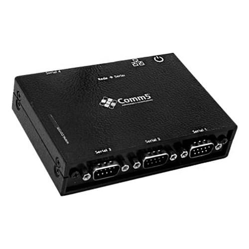 Conversor de Rede Para 4 Saídas Seriais RS232 Comm5 4S-TCP-SH-2
