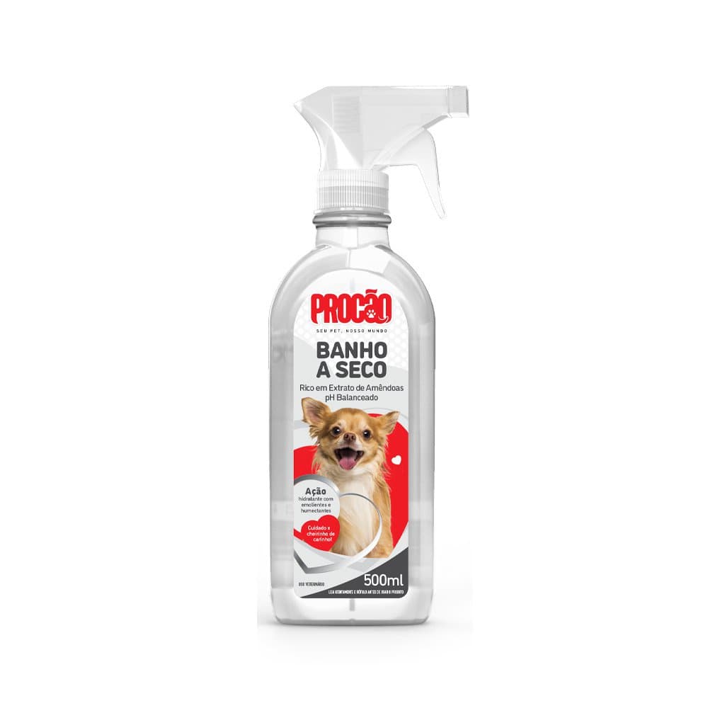 Hidratante Banho a Seco Procão para Cães 500 ml