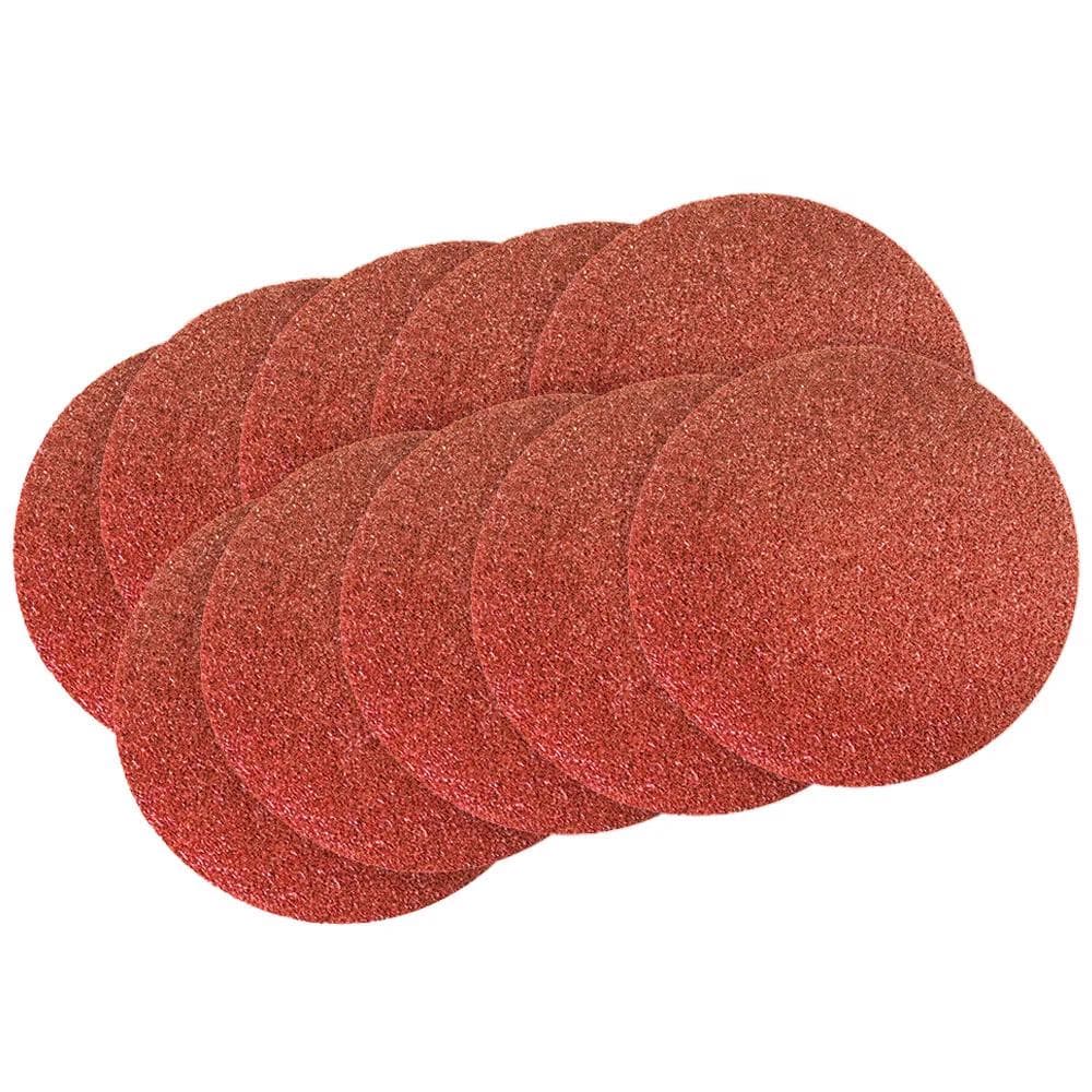 Kit Disco De Lixa 180mm Com Velcro Para Lixadeira G.24 - 180 Pacote Com 10 Unidades Várias Medidas
