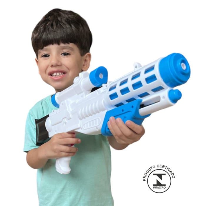 Lança Água Arma Super Grande Arminha Brinquedo Criança