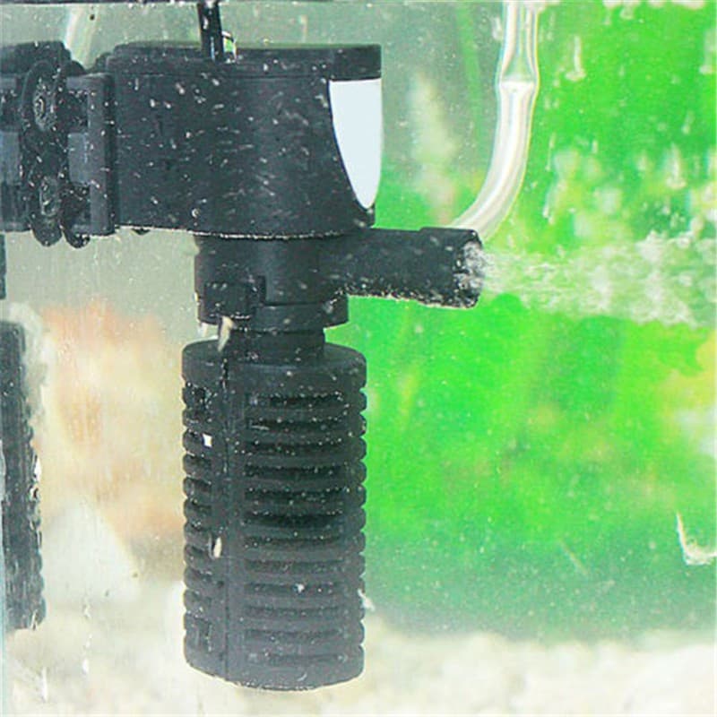 Mini Aquário Bomba Interna De Água Submersível De Oxigênio Com Filtro 3 Em 1 Para Tanque De Peixes