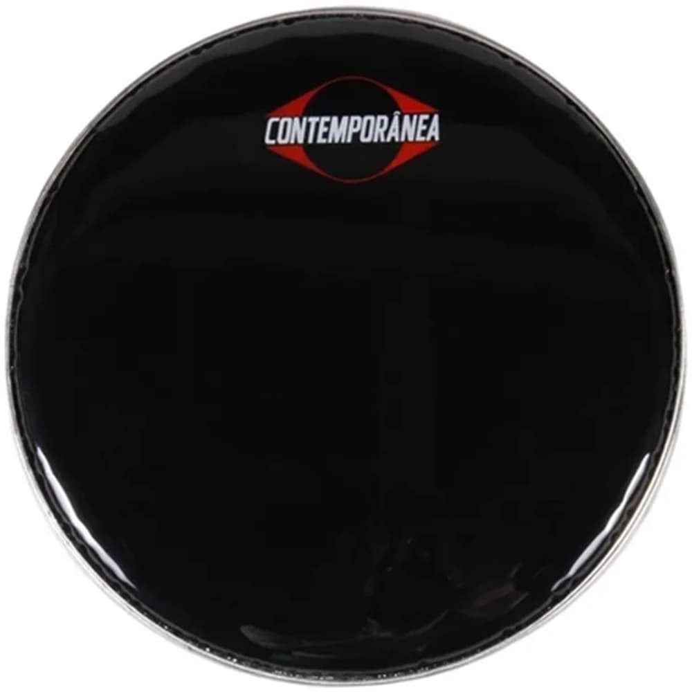 PELE SUBLIMADA CONTEMPORANEA 10 POLEGADAS NYLON PRETA P/ PANDEIRO