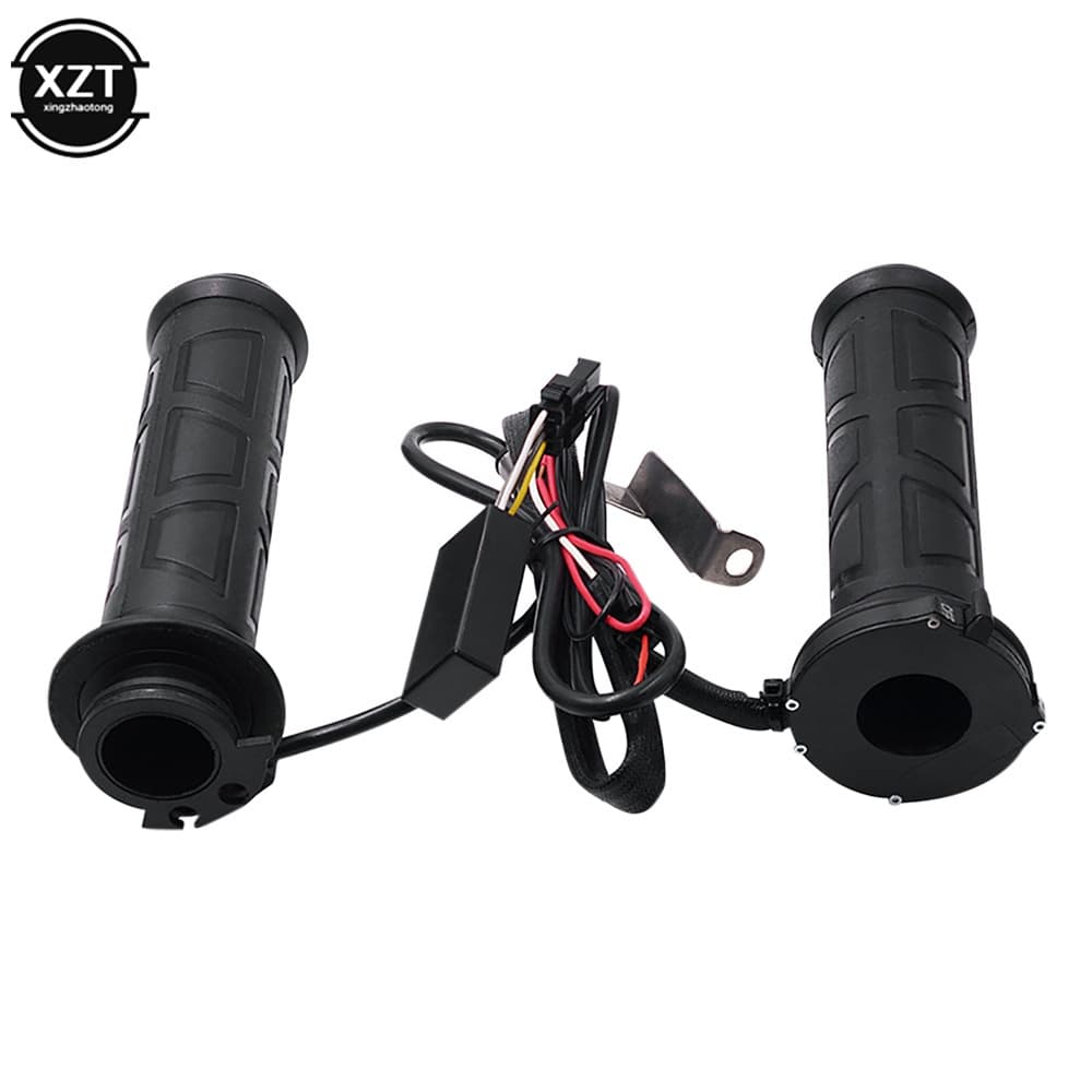 Guidão De Aquecimento Elétrico Para Motocicleta , 12V , Modificado , Temperatura Multiengrenagem , Ajustável , Guiador P