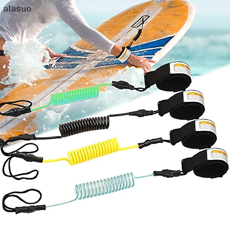 [alasuo] Trela De Prancha De Surf Enrolada Com Tornozelo Corda De Caiaque [BR]