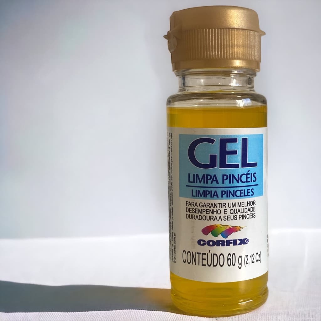 Gel Limpa Limpeza Pincéis Corfix 60ml