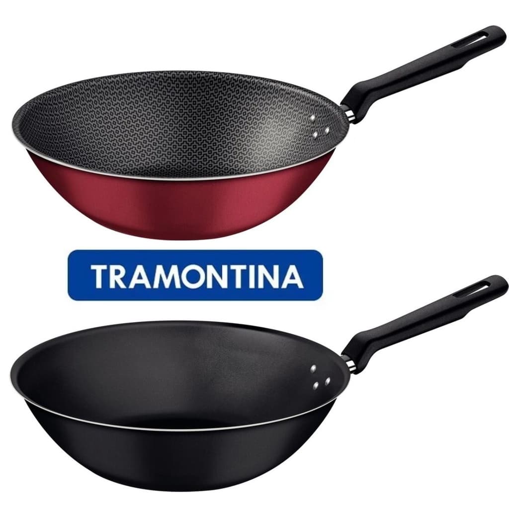 Frigideira Tacho Work Panela Antiaderente Funda de Alumínio Tramontina Profissional