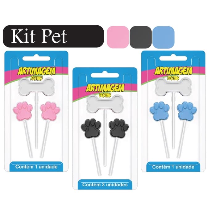 Vela Velinha De Aniversário Para Cães Cachorro - I Pet - Artimagem