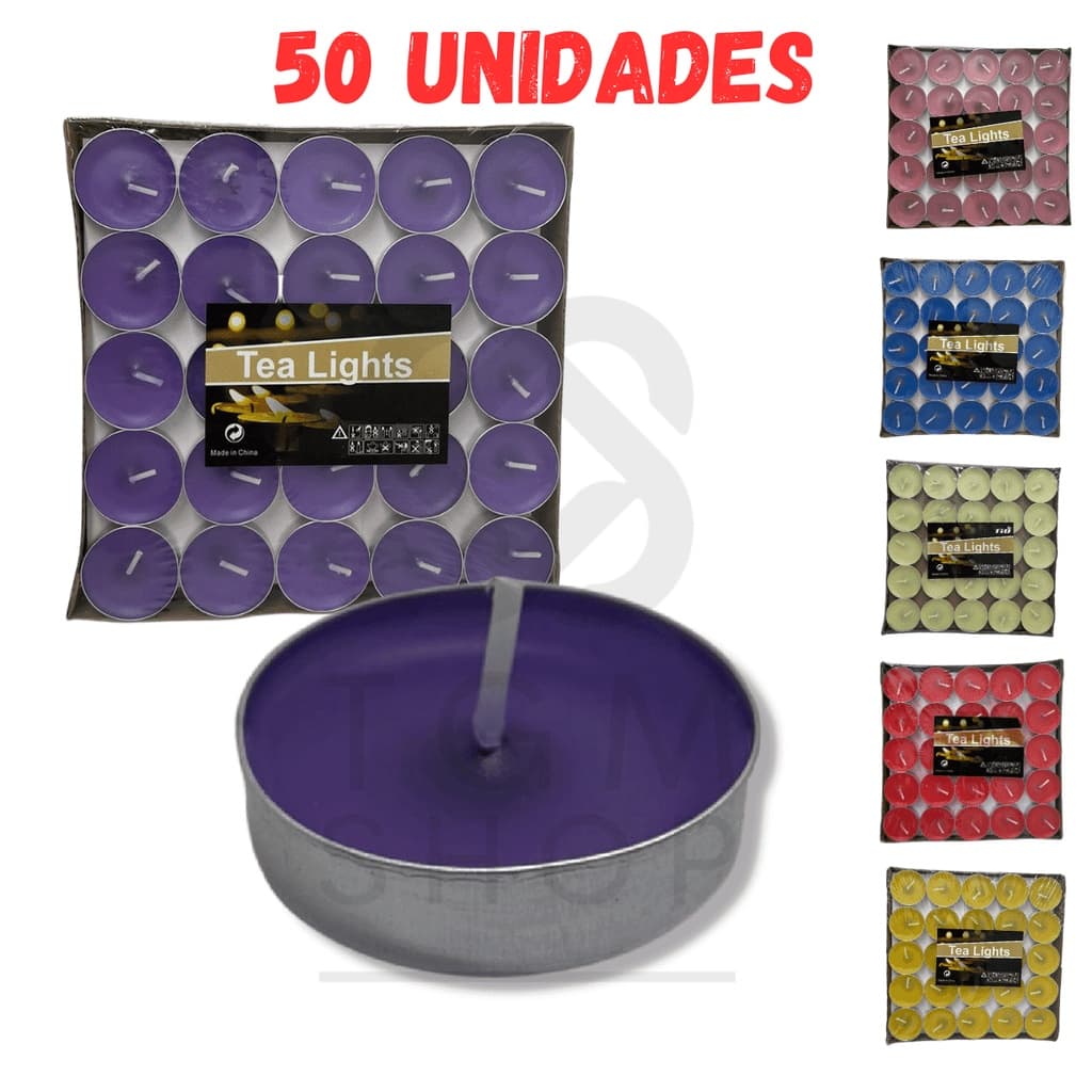 Vela Rechaud Decorativa Aromática Com Suporte Flutuante Alta Durabilidade Para Piscina Decoração Festa Casamento 50 Velas Decoração  Jantar 2cm De Altura De Alumínio Castiçal