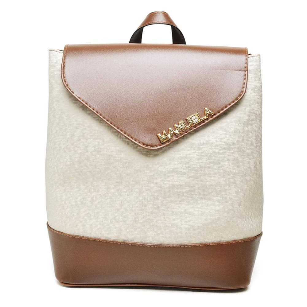 Mochila Feminina Casual Zíper Trava de Segurança Moderna
