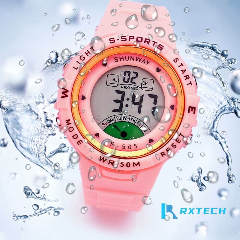 Relógios Relogios Femininos Lindos Infantil A Prova D'água Digital Led Esportivas Cronômetro S-505 Envio Rápido