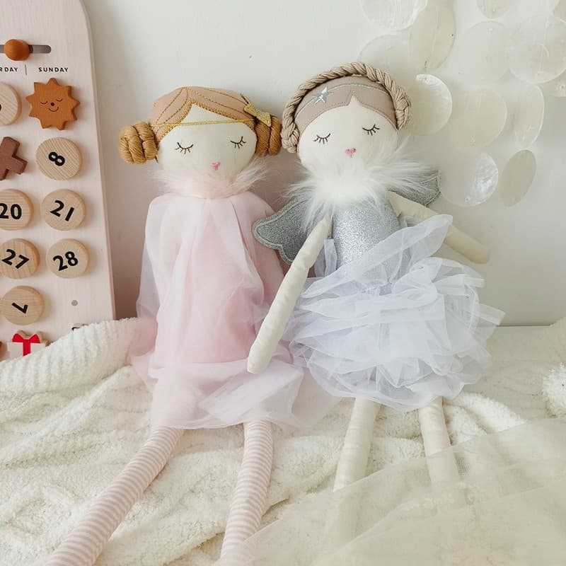 Ins vento novo brinquedo de pano Boneca fofa boneca boneca fada boneca menina princesa dormindo travesseiro