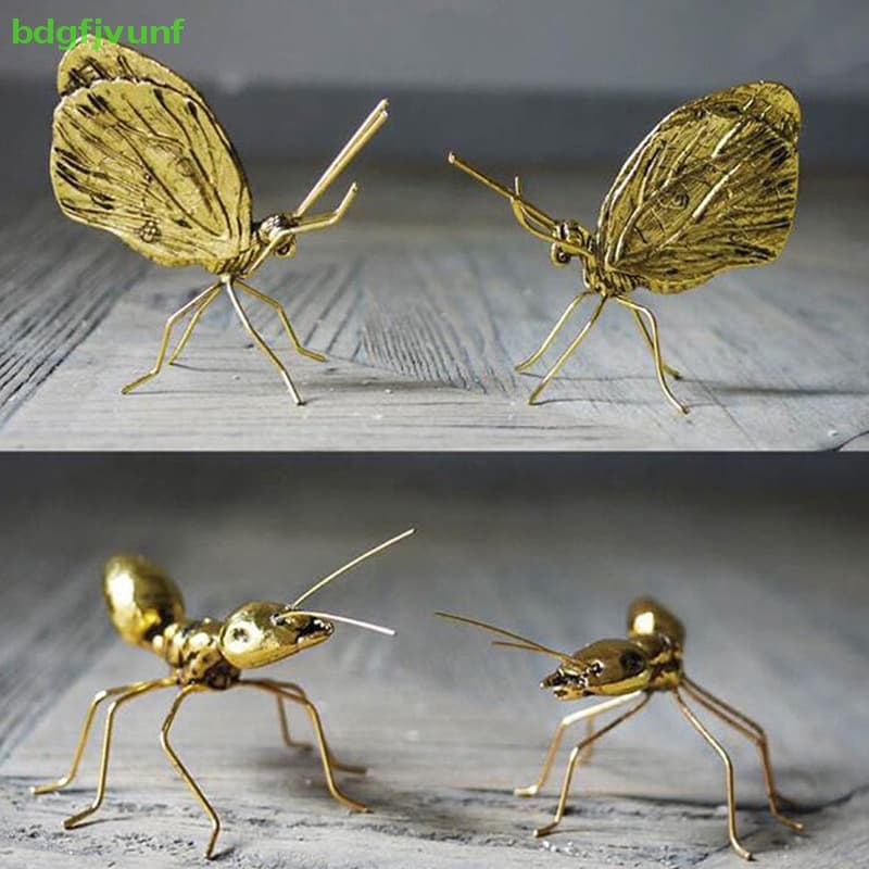 BDGF Decorativo Metal Artesanato Cobre Ouro Formiga Ornamento Para Decoração De Arte BR