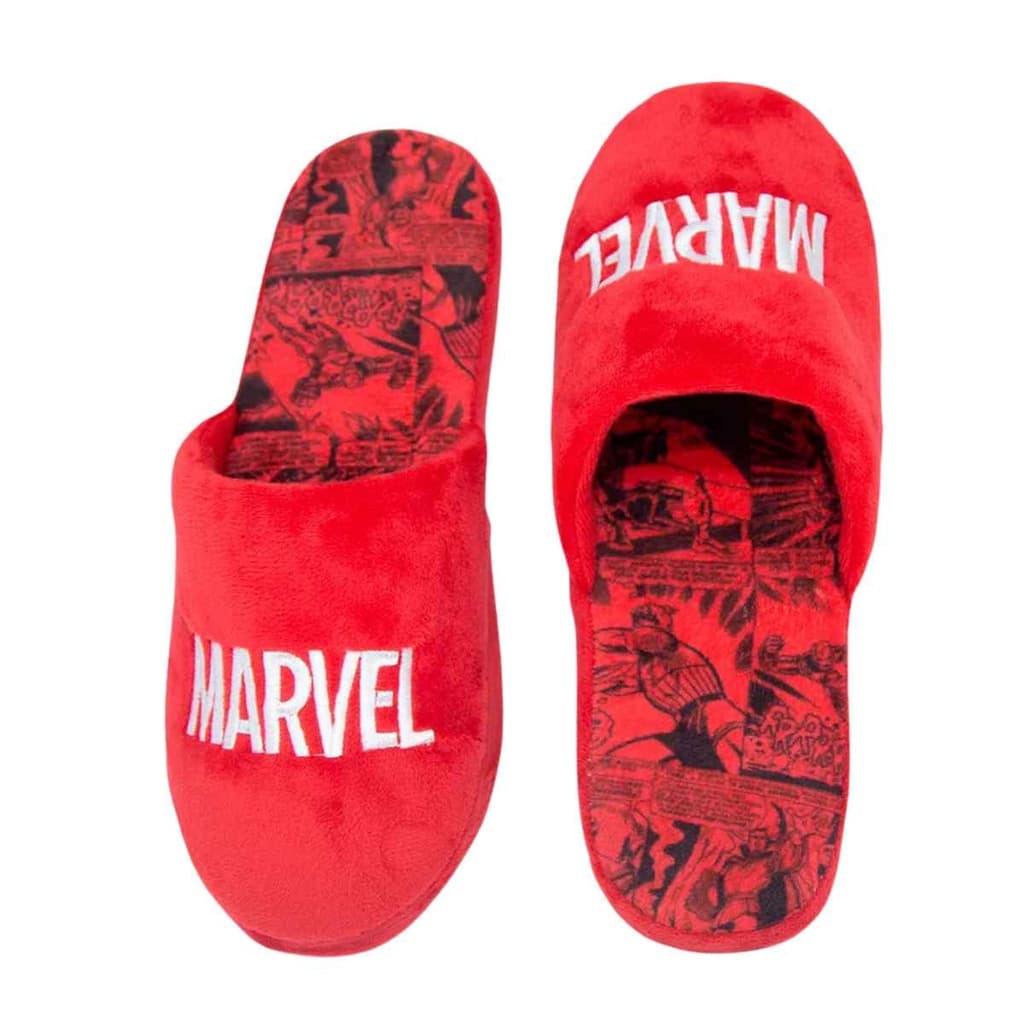 Pantufa Marvel Classic Oficial Zona Criativa Tamanhos 33 ao 44 Chinelo De Quarto Original