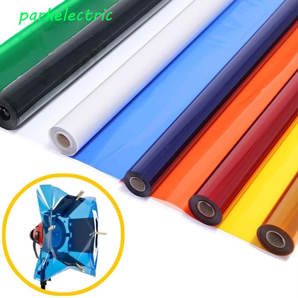 PARKELECTRIC Filtro de cores de luz vermelha, papel térmico, papel leve, filtro de cores, acessórios de estúdio