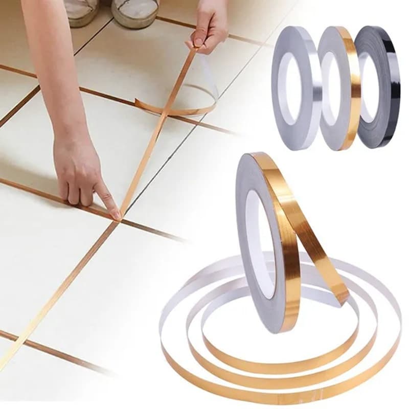 50m/Roll Home Decoração Fita Adesiva Auto-Para De Pisos Tetos À