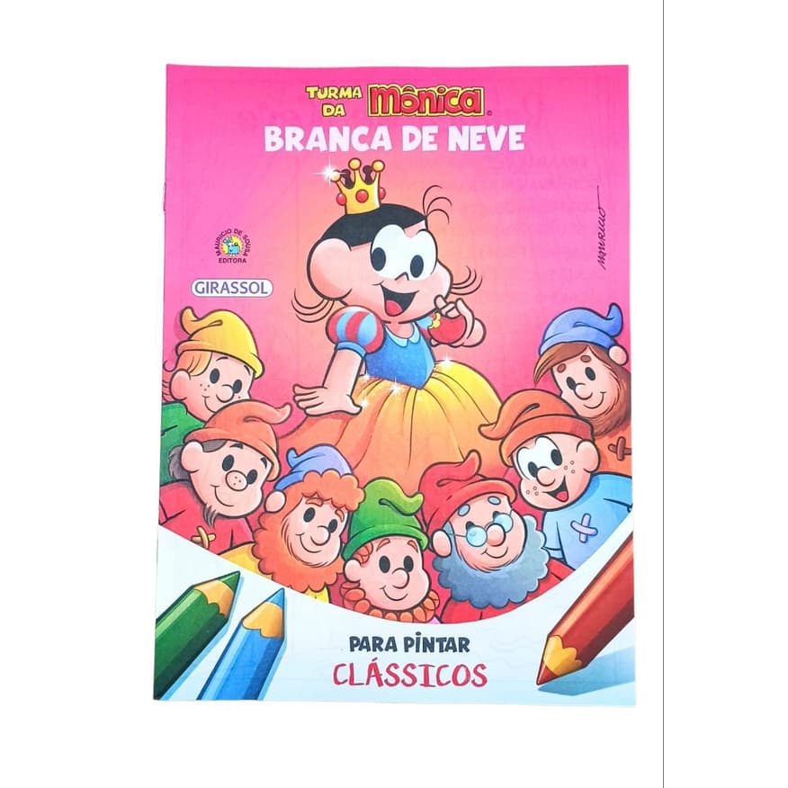 REVISTA TURMA DA MÔNICA - 9 CLASSICOS DIFERENTES PARA LER E PINTAR