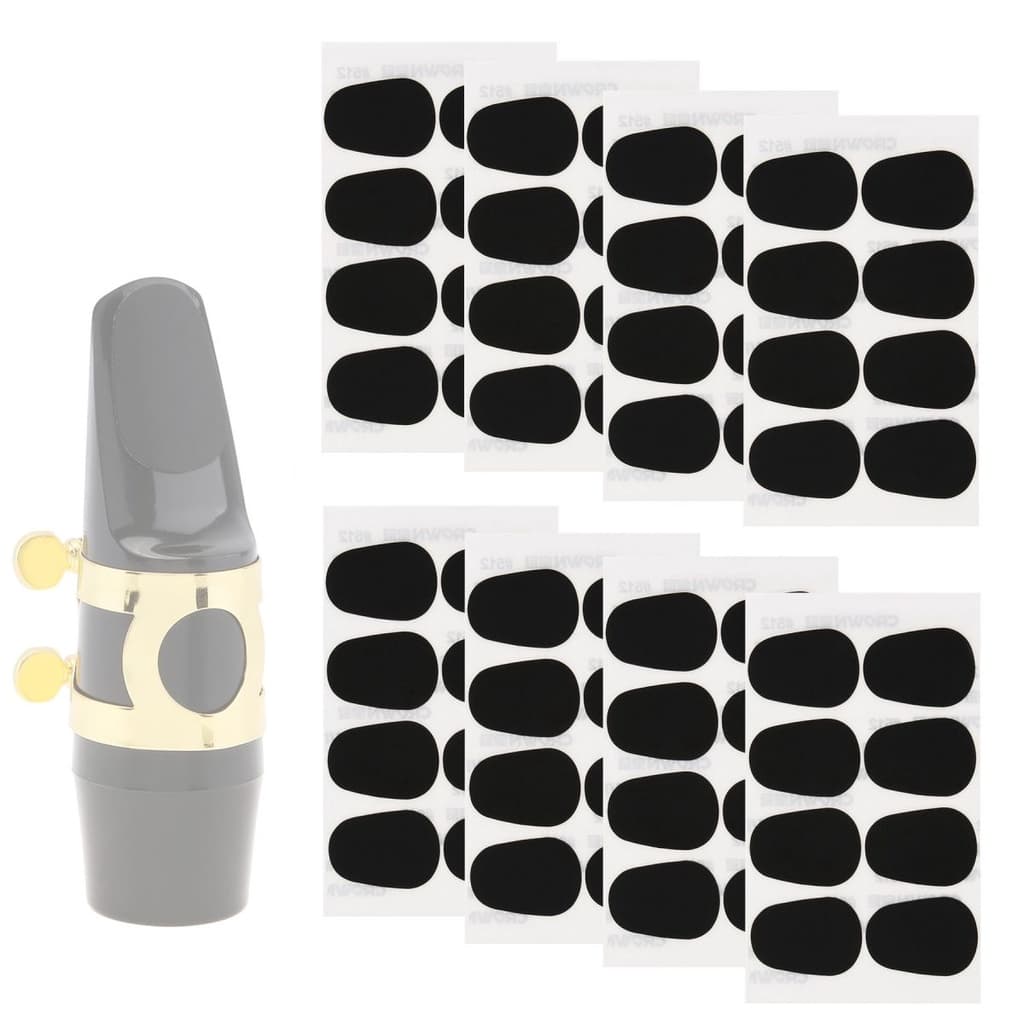 64pcs Almofadas De Saxofone De Sax Padrão 0.8mm Silicone Para Alto Tenor/Clarinete