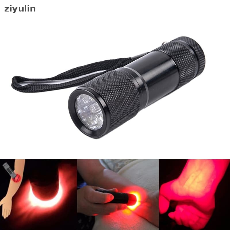 CVC Lanterna LED Vermelha Imagem De Veias Infravermelhas 625nm Luz 9 Localizador De CV