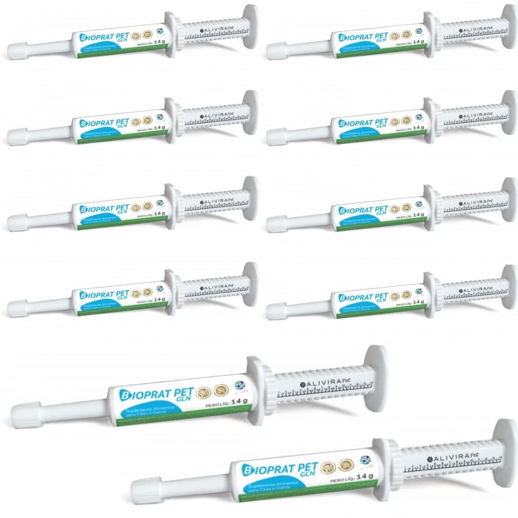 Kit 36 unid Suplemento Bioprat Pet GLN Alivira Pet 14g
