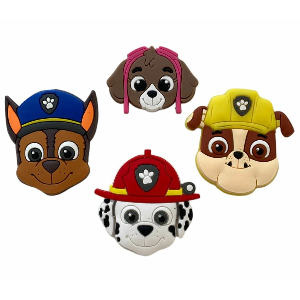 Aplique Emborrachado - Kit Patrulha Canina - 4un