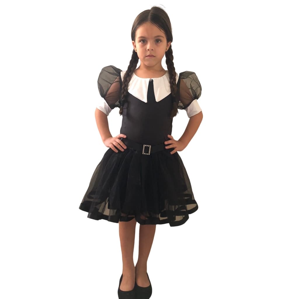 Fantasia Vandinha Vestido Luxo