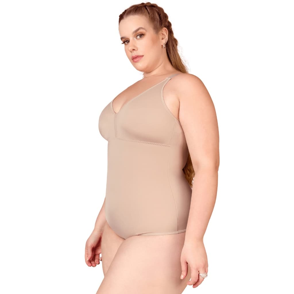 Cinta Body Modelador Plus Size Alta Compressão sem Bojo Tamanhos Grandes