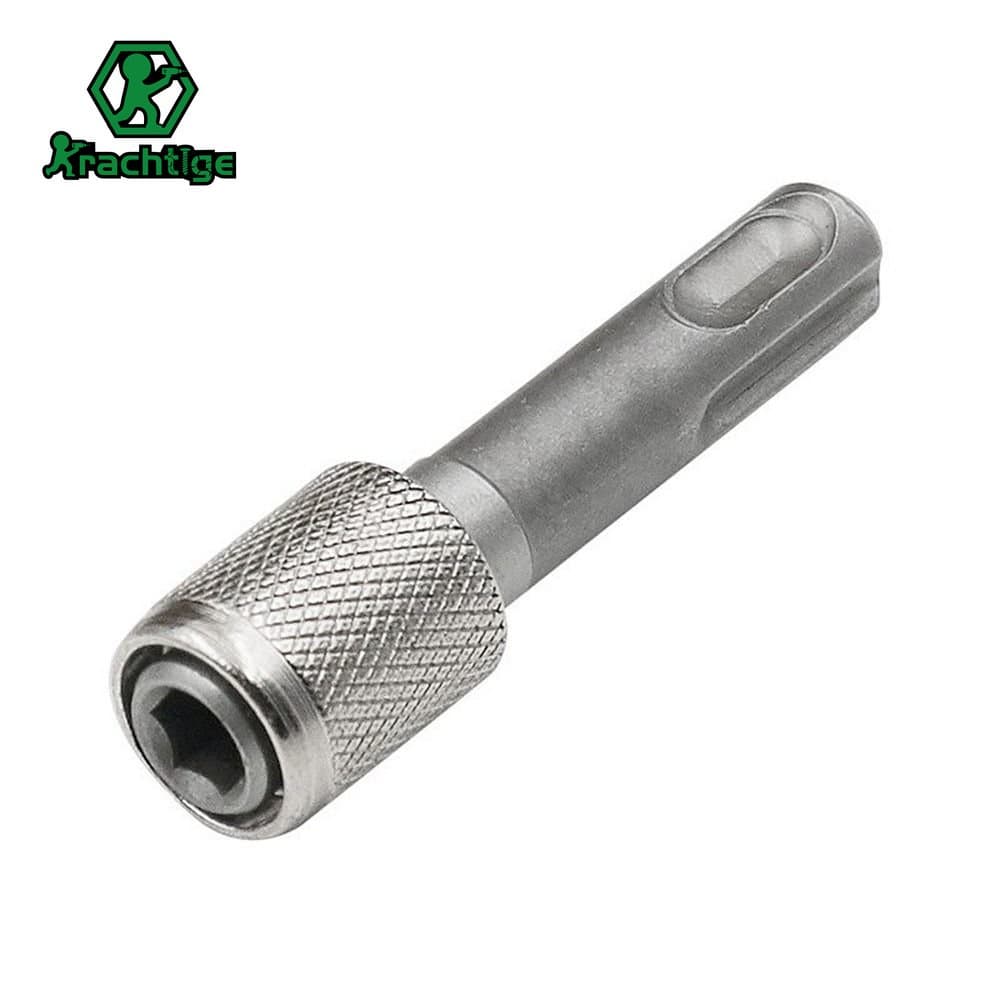 1/4 SDS Adaptador Martelo Elétrico Conversão Biela Manga Haste Redonda Para Hex Conversor Impacto Broca Cabeça Ferrament