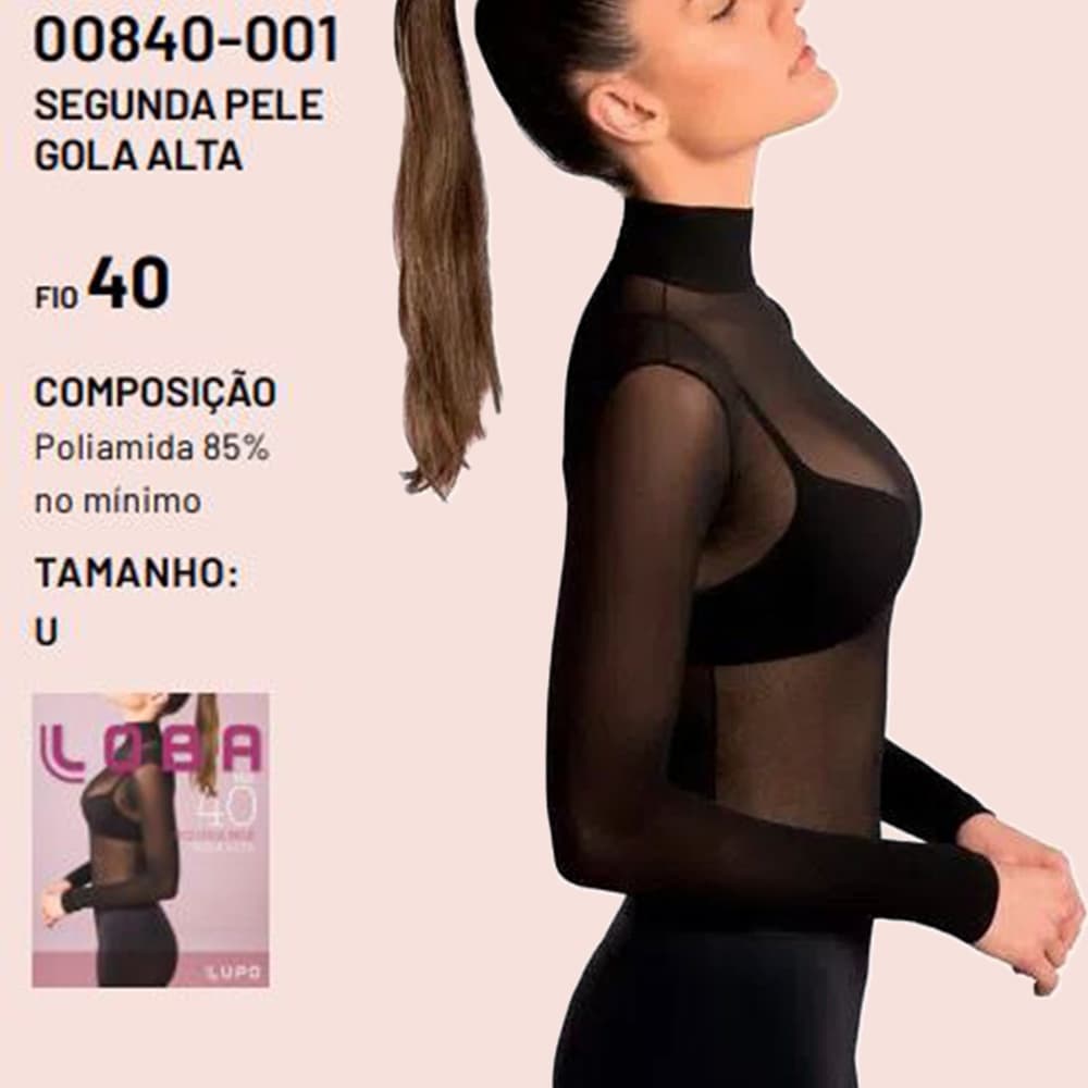 Segunda Pele Gola Alta Fio 40 Loba 00840-001