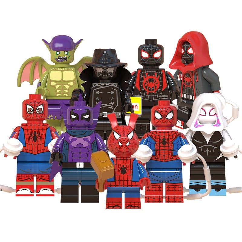 Super Herói Homem-Aranha Veneno Gwen Mini Ação Bloco De Construção Figura Brinquedos Crianças Presente