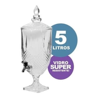 Suqueira de Vidro Diamond Sodo-Cálcico 5l